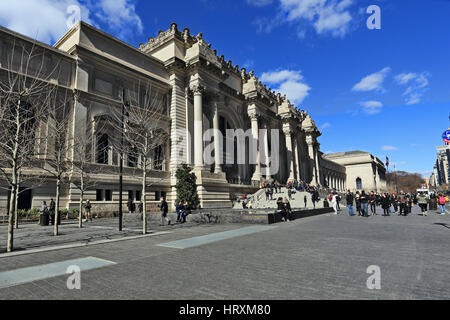 Metropolitan Museum of Art 5th Avenue New York City Banque D'Images