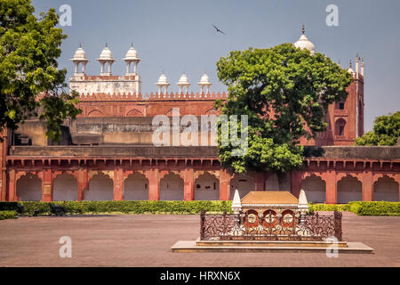 Tombe de Fort d'Agra - Agra, Inde Banque D'Images