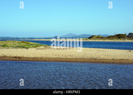 Le sable et l'océan à Whangarei, Nouvelle Zélande Banque D'Images