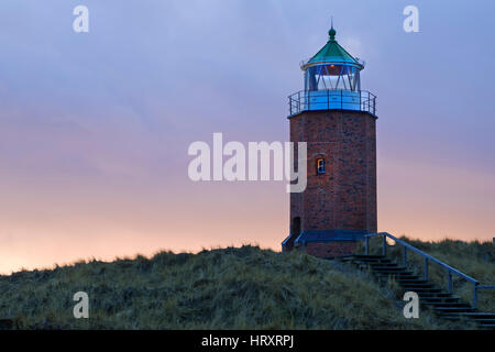 Vieux phare, Kampen, Sylt, Frise du Nord, Schleswig-Holstein, Allemagne, Europe Banque D'Images