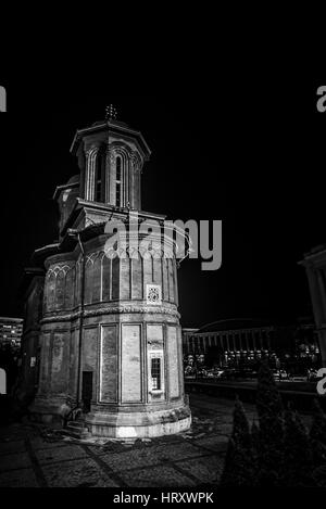 Eglise Cretulescu, Calea Victoriei, Bucharest, Roumanie Banque D'Images