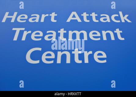 Centre de traitement de l'attaque cardiaque Banque D'Images