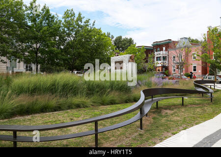 Parc portuaire de Trois-Rivières, Quebec Province, Canada Banque D'Images