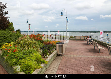 Parc portuaire de Trois-Rivières, Quebec Province, Canada Banque D'Images