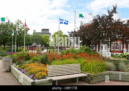 Parc portuaire de Trois-Rivières, Quebec Province, Canada Banque D'Images