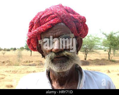 Vieux de village, Rajasthan, Inde (photo Copyright © par Saji Maramon) Banque D'Images