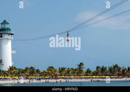 Harvest Caye Belize Banque D'Images