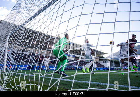 Eibar, Espagne. 4 mars, 2017. Jour de match de la Liga Santander 2016 Saison 2017 - entre S.D'Eibar et le Real Madrid C.F, joué Ipurua Stadium le Samedi, Mars 4th, 2017. Eibar, Espagne. Credit : VWPics/Alamy Live News Banque D'Images