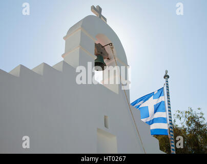 Église, Mykonos, Grèce Banque D'Images