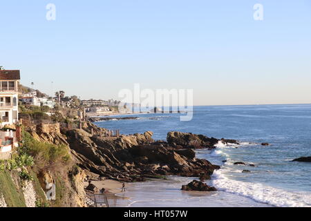 Une belle image de Laguna Beach, CA le soir Banque D'Images