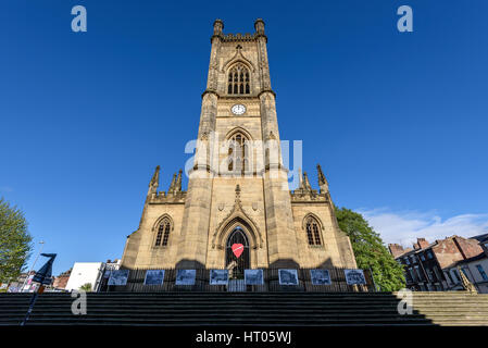 St Luke's Church Ruin à Liverpool qui a été bombardée pendant la guerre Banque D'Images