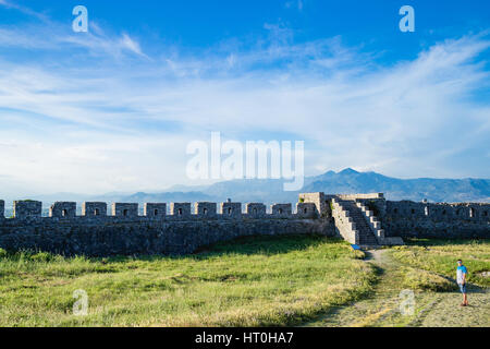 Shkoder Albanie Le Château de Rozafa Banque D'Images