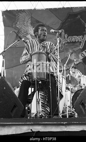 Jimmy Cliff, capitale du jazz, Knebworth, 1982. Artiste : Brian O'Connor. Banque D'Images