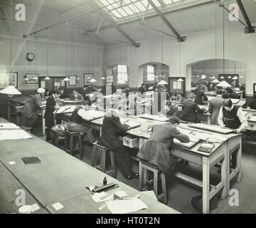 Classe de Dessin, University College, Londres, 1912. Artiste : Inconnu. Banque D'Images