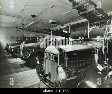 Knightsbridge Fire Station, aucun 16 Basil Street, Chelsea, Londres, 1939. Artiste : Inconnu. Banque D'Images