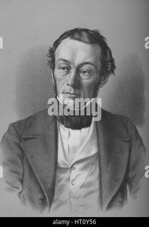 Richard Cobden, fabricant britannique, homme politique et militant du libre-échange, c1850 (1936). Artiste : Inconnu. Banque D'Images