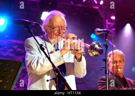 Humphrey Lyttelton, Brecon, Powys Jazz Festival, au Pays de Galles, 2007. Artiste : Brian O'Connor Banque D'Images