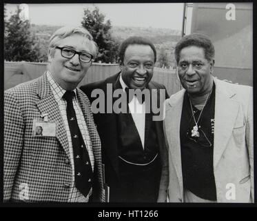 Dennis Matthews International de crescendo avec Lionel Hampton et Dizzy Gillespie, Londres, 1979. Artiste : Denis Williams Banque D'Images