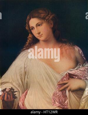 Flore, c1515, (1911). Artiste : Titien Banque D'Images