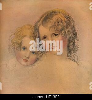 Les enfants Calmady, c1823, (1916). Artiste : CG Lewis Banque D'Images