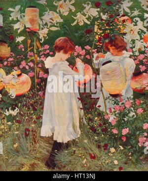 Carnation, Lily, Lily, Rose, 1885-1886, (1938). Artiste : John Singer Sargent Banque D'Images