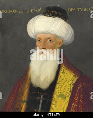 Portrait d'Orhan I (1281-1362), Sultan de l'Empire Ottoman, début xixe cen. Artiste : Anonyme Banque D'Images