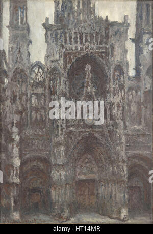 La Cathédrale de Rouen. Le portail vu de l'avant, 1892. Artiste : Monet, Claude (1906-1957) Banque D'Images