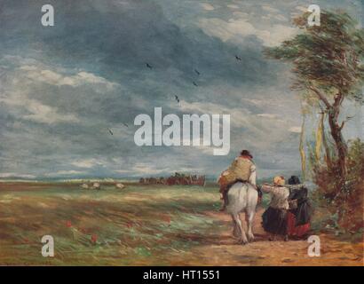 'Aller à la fauche', 1852. Artiste : David Cox l'aîné. Banque D'Images