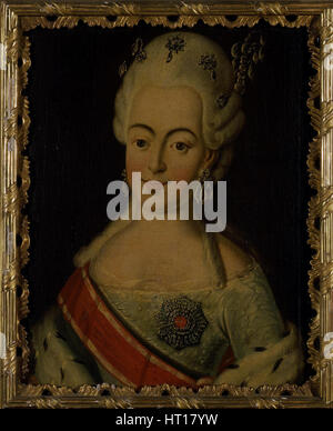 Portrait de la grande-duchesse Natalia Alexeyevna de Russie (1755-1776), La Princesse Wilhelmina Louisa de Il Artist : Anonymous Banque D'Images