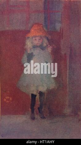 'Master' Menpes, c1885, (1904). Artiste : James Abbott McNeill Whistler. Banque D'Images