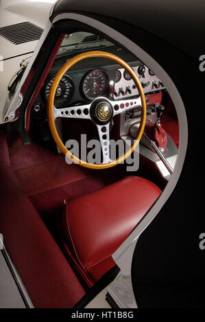 Jaguar Type E 1961. Artiste : Simon de l'argile. Banque D'Images