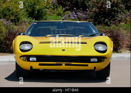 Lamborghini Miura p400 1970 . Artiste : Simon de l'argile. Banque D'Images