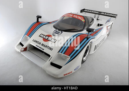 Le Mans Lancia Martini aucun châssis de voiture 0007 1983. Artiste : Simon de l'argile. Banque D'Images