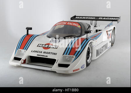 Le Mans Lancia Martini aucun châssis de voiture 0007 1983. Artiste : Simon de l'argile. Banque D'Images