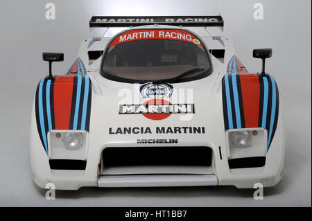 Le Mans Lancia Martini aucun châssis de voiture 0007 1983. Artiste : Simon de l'argile. Banque D'Images