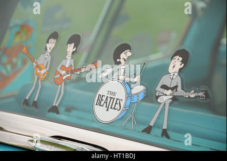 La Mercury Monterey station wagon 1955. Artiste : Simon de l'argile. Banque D'Images