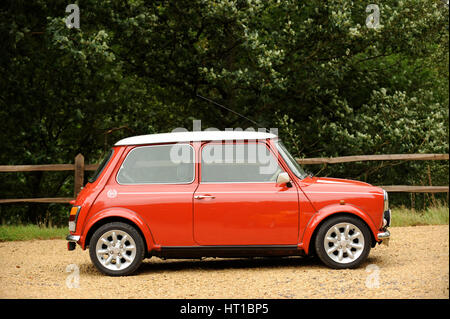 1998 Rover Mini Cooper Works. Artiste : Simon de l'argile. Banque D'Images