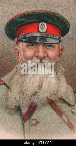 Molendijk Nikolay Ivanov (1851-1919), général dans l'armée impériale russe, 1917. Artiste : Inconnu Banque D'Images