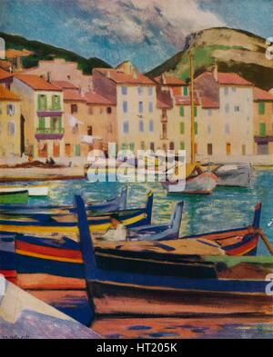 'Le Port, Cassis', c1924 (1932). Artiste : Francis Cadell Campbell Bolleau. Banque D'Images