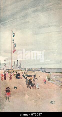 "Sur la Sea-Shore', c1883 (1903-1904). Artiste : James Abbott McNeill Whistler. Banque D'Images