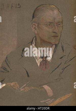 'Charles Francis Annesley Voysey', 1901 (1901-1902). Artiste : John Henry Frederick Bacon. Banque D'Images