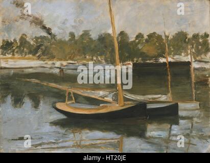 'Argenteuil', bateau (étude), 1874. Artiste : Edouard Manet. Banque D'Images