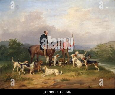 'John Lloyd (1771-1829) et George Thomas de Llandyssil',, c1817. Artiste : Thomas Weaver Banque D'Images