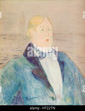 'Portrait d'Oscar Wilde", 1895. Artiste : Henri de Toulouse-Lautrec. Banque D'Images