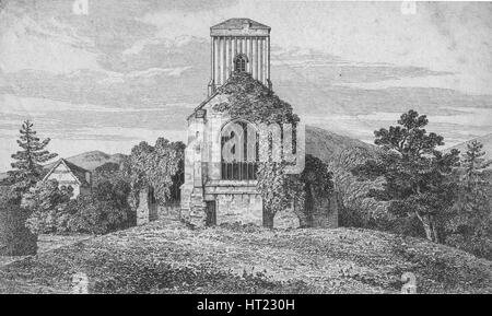 'Little Malvern Église', c1850. Artiste : Baxter. Banque D'Images