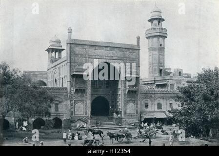 'Mosque de Wazir Khan, Lahore', c1942. Artiste : Inconnu. Banque D'Images