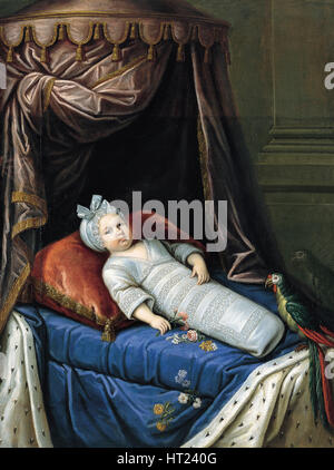 Portrait de Louis XIV (1638-1715) en tant que bébé, ca 1638. Artiste : Anonyme Banque D'Images