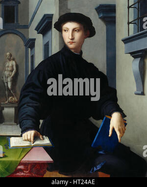 Portrait d'Ugolino Martelli (1519-1592), 1540. Artiste : Agnolo Bronzino, (1503-1572) Banque D'Images