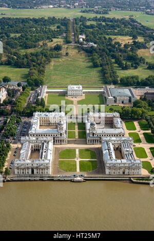 Old Royal Naval College de Greenwich, London, Londres, 2006. Historique : L'artiste photographe personnel de l'Angleterre. Banque D'Images