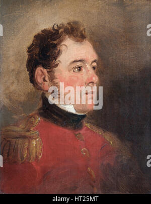 Portrait du général Sir James Shaw Kennedy, soldat britannique, 1821. Artiste : Jan Willem Pieneman. Banque D'Images